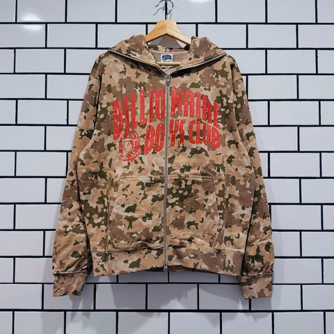 BILLIONAIRE BOYS CLUB BBC CAMO ZIP HOODIE DOESKIN