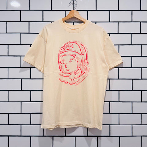 BILLIONAIRE BOYS CLUB BBC HELMET SKETCH SS TEE ECRU