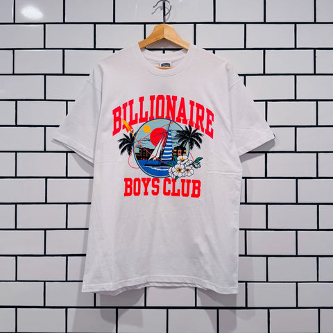 BILLIONAIRE BOYS CLUB BBC SAIL SS TEE WHITE