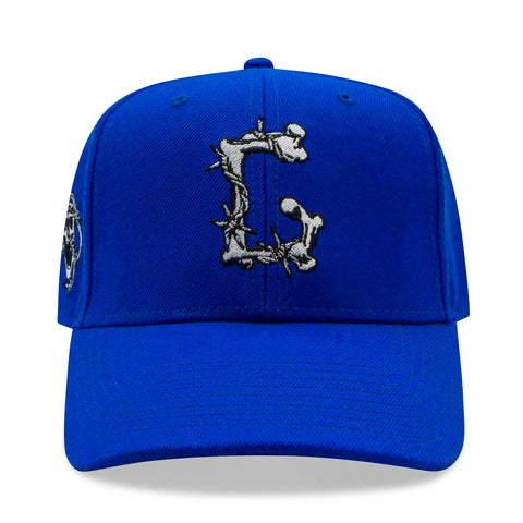 GIFTS OF FORTUNE BARBED WIRE SNAPBACK ROYAL BLUE