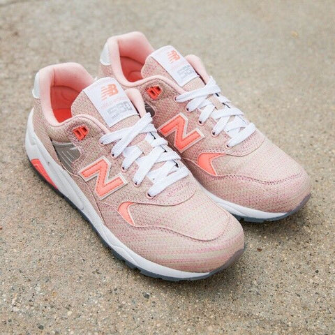 NEW BALANCE WOMEN CLASSICS WRT580IK FASHION Lifestyles Sneakers SORBET ORANGE