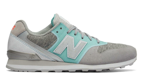 NEW BALANCE WOMEN WL696NOB RE-ENGINEERED RUNNING CLASSICS GREY MINT Sneakers 6-9