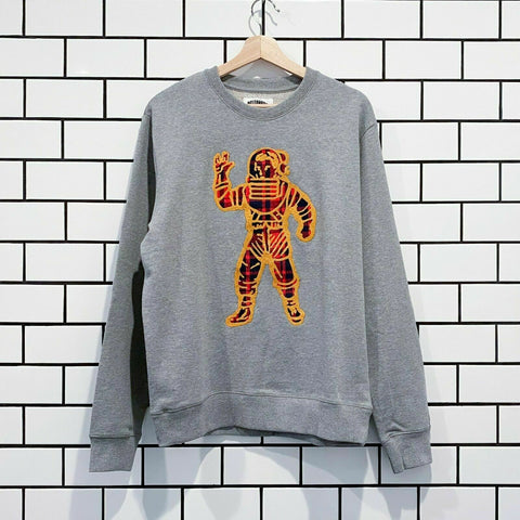 BILLIONAIRE BOYS CLUB BBC PLAID NAUT CREW GREY