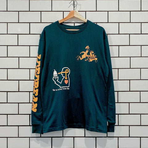 ICECREAM RICHER LS KNIT PONDEROSA PINE BBC ICE CREAM