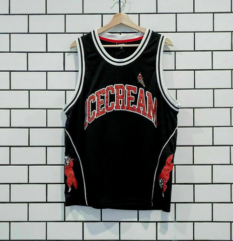 ICECREAM SHOT CLOCK BASKETBALL JERSEY BLACK BBC ICE CREAM