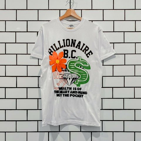 BILLIONAIRE BOYS CLUB BBC BLOOM SS TEE WHITE