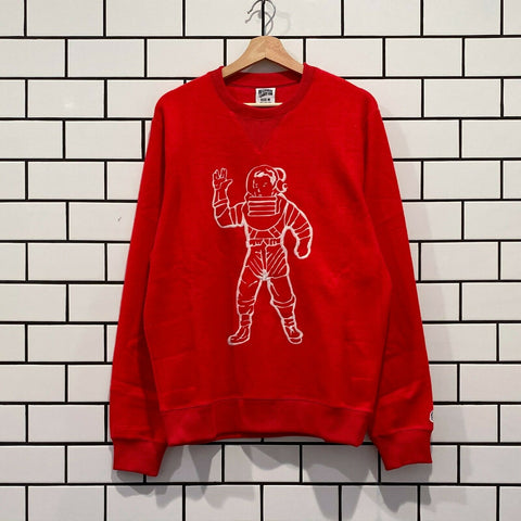 BILLIONAIRE BOYS CLUB BBC ASTRONAUT CREW LOLLIPOP RED