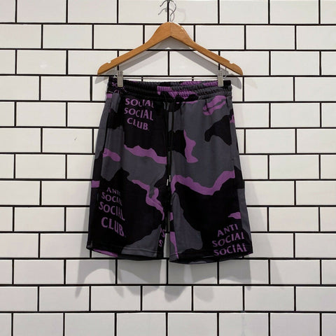 ANTI SOCIAL SOCIAL CLUB COTTON CANDY SHORTS BLACK CAMO