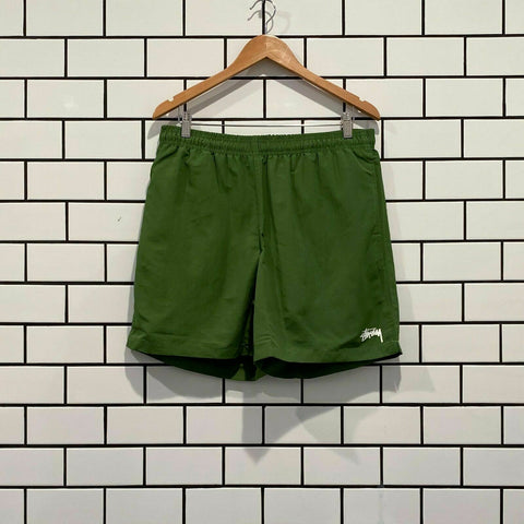 STUSSY STOCK WATER SHORT GREEN