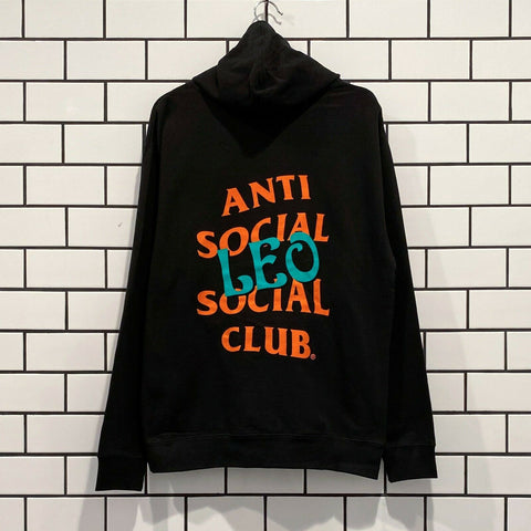 ANTI SOCIAL SOCIAL CLUB LEO HOODIE BLACK