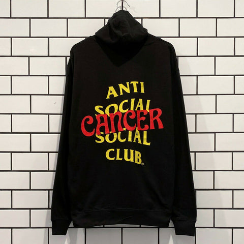 ANTI SOCIAL SOCIAL CLUB CANCER HOODIE BLACK