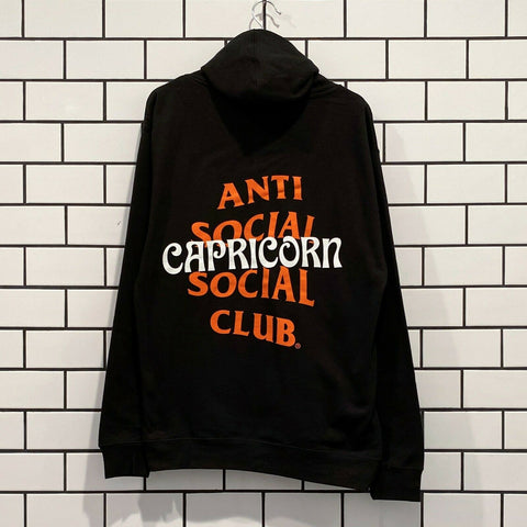 ANTI SOCIAL SOCIAL CLUB CAPRICORN HOODIE BLACK