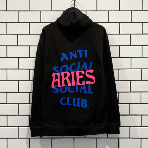 ANTI SOCIAL SOCIAL CLUB ARIES HOODIE BLACK