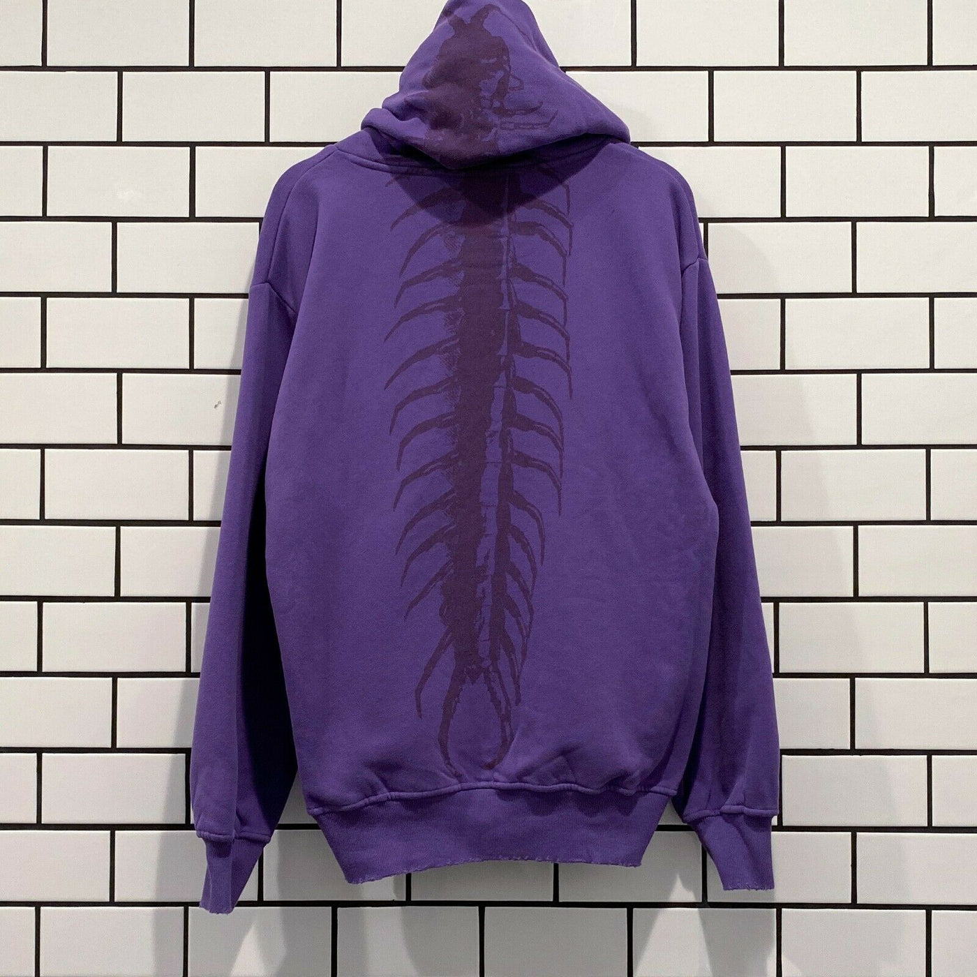 Pleasures discount purple hoodie