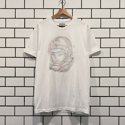 BILLIONAIRE BOYS CLUB BBC SCRIBBLE SS KNIT WHITE