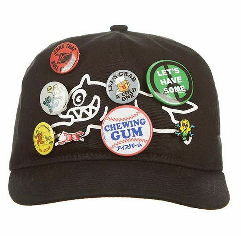 ICECREAM JUST VISITING TRUCKER HAT BLACK