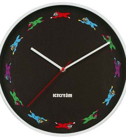ICECREAM FATHER TIME CLOCK COLLECTIBLE BLACK