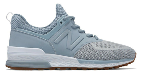 NEW BALANCE WOMEN WS574WB 574 SPORT LIGHT SLATE BLUE Lifestyle Sneakers 6-10