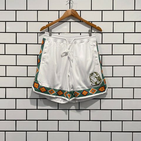 BILLIONAIRE BOYS CLUB BBC UP TWO BASKETBALL SHORT BLEACH WHITE