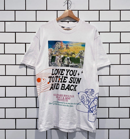 BILLIONAIRE BOYS CLUB BBC SUNFLARE SS KNIT OVERSIZED WHITE