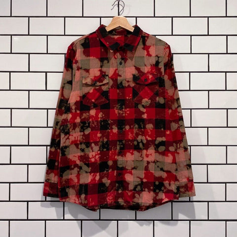 ANTI SOCIAL SOCIAL CLUB CHROMEY FLANNEL RED TIE DYE