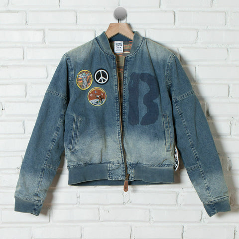 BILLIONAIRE BOYS CLUB BBC ROUGE REVERSE DENIM JACKET