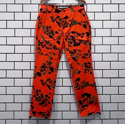BILLIONAIRE BOYS CLUB BBC CAMPER PANT RED ORANGE