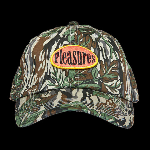 PLEASURES BUSHY 6 PANEL HAT CAMO