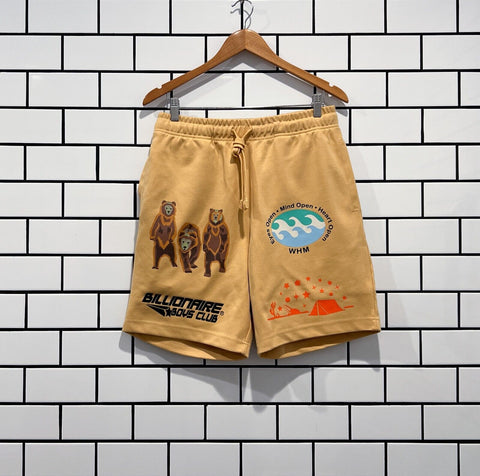 BILLIONAIRE BOYS CLUB BBC PEAK SHORT NEW WHEAT