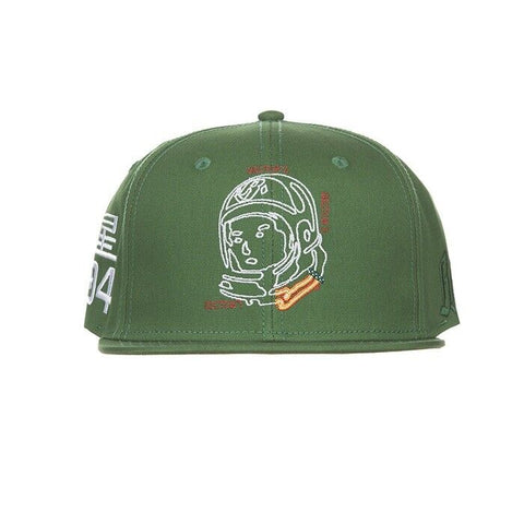 BILLIONAIRE BOYS CLUB BBC HELMET TRACK SNAPBACK HAT GARDEN GREEN