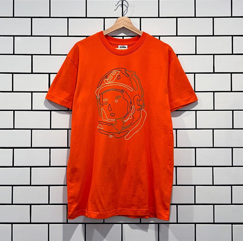 BILLIONAIRE BOYS CLUB BBC SPACETIME SS TEE RED ORANGE
