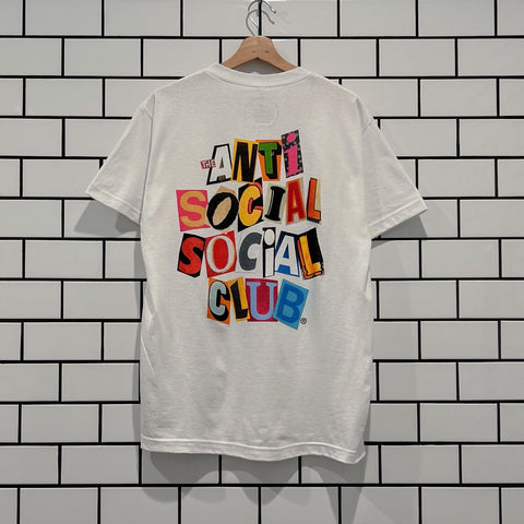 ANTI SOCIAL SOCIAL CLUB ASSC TORN PAGES OF OUR STORY TEE WHITE