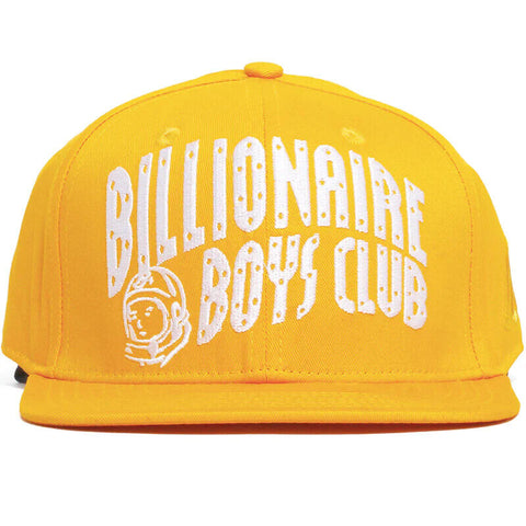BILLIONAIRE BOYS CLUB BBC CLASSIC ARCH SNAPBACK HAT YELLOW