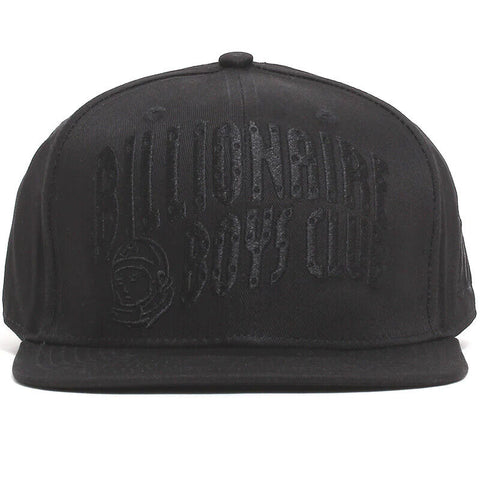BILLIONAIRE BOYS CLUB BBC CLASSIC ARCH SNAPBACK HAT BLACK