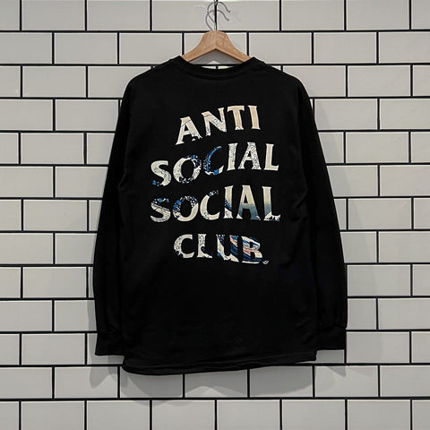 ANTI SOCIAL SOCIAL CLUB ASSC TONKATSU LS TEE BLACK