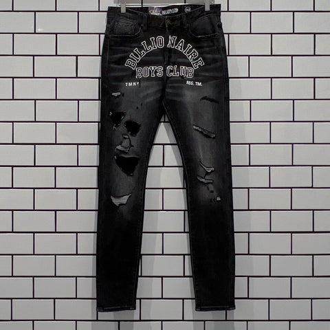 BILLIONAIRE BOYS CLUB BBC PROVISIONS JEAN ASTRA BLACK