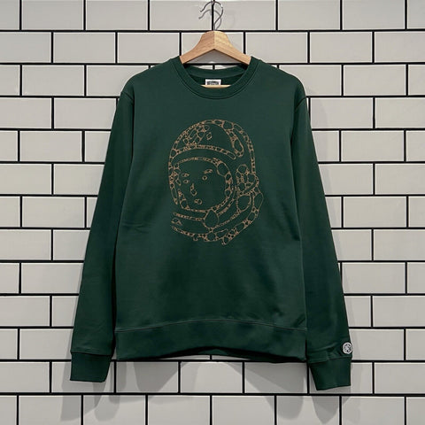 BILLIONAIRE BOYS CLUB BBC FLAGSTONE HELMET CREW PINENEEDLE