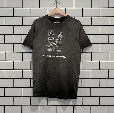 ANTI SOCIAL SOCIAL CLUB DYING ON THE GRAM MINERAL WASH TEE BLACK