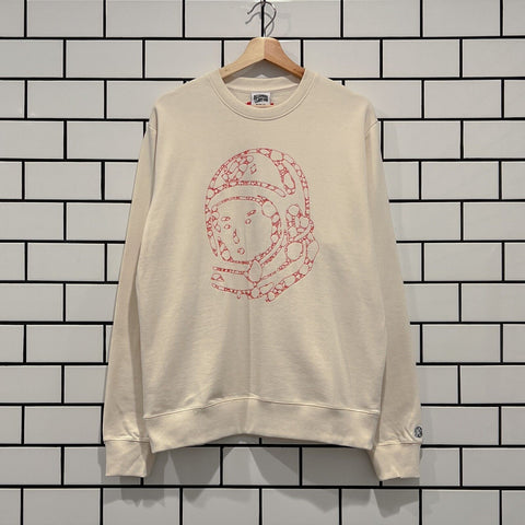 BILLIONAIRE BOYS CLUB BBC FLAGSTONE HELMET CREW GARDENIA