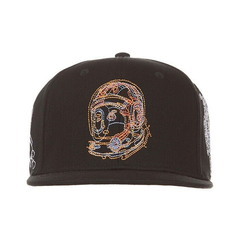 BILLIONAIRE BOYS CLUB BBC OVERLOAD SNAPBACK HAT BLACK