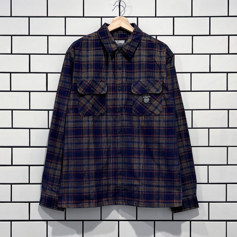 BILLIONAIRE BOYS CLUB BBC BIG BANG LS WOVEN EVENING BLUE