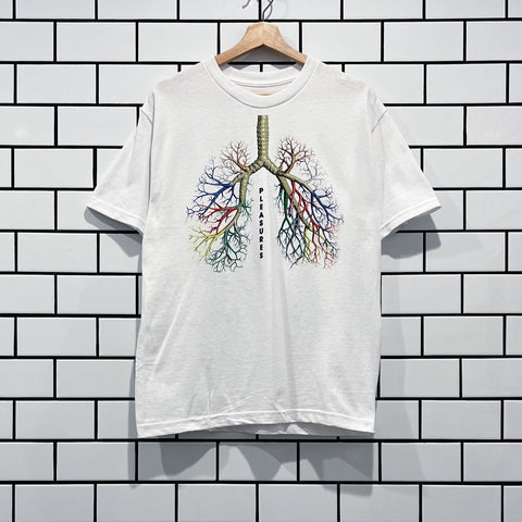 PLEASURES BREATHE AGAIN T-SHIRT WHITE