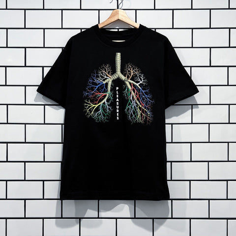 PLEASURES BREATHE AGAIN T-SHIRT BLACK