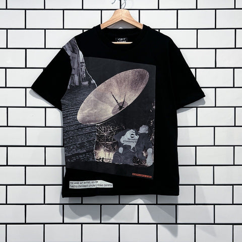 PLEASURES ULTRAVISION HEAVYWEIGHT T-SHIRT BLACK