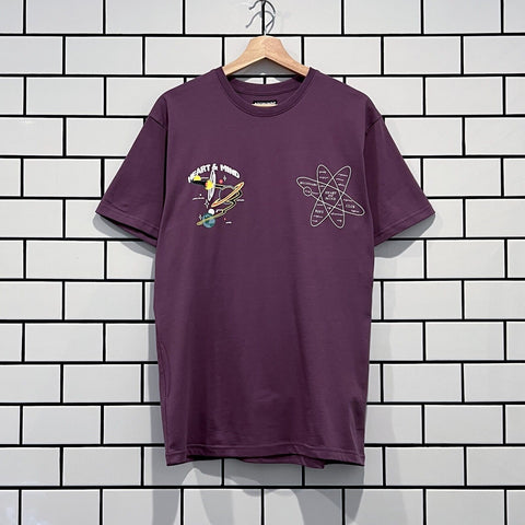 BILLIONAIRE BOYS CLUB BBC FLARE SS KNIT GRAPE JAM