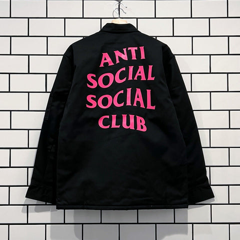 ANTI SOCIAL SOCIAL CLUB ASSC KNEW IT WORK JACKET BLACK