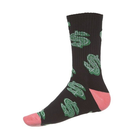 BILLIONAIRE BOYS CLUB BBC HIDDEN WEALTH SOCK BLACK