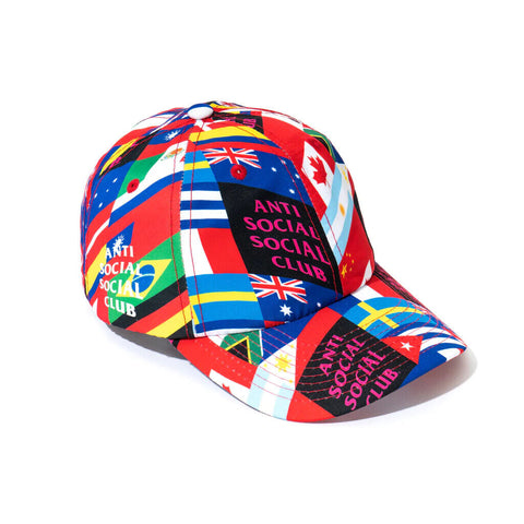 ANTI SOCIAL SOCIAL CLUB ASSC STAMPED CAP MULTI COLOR