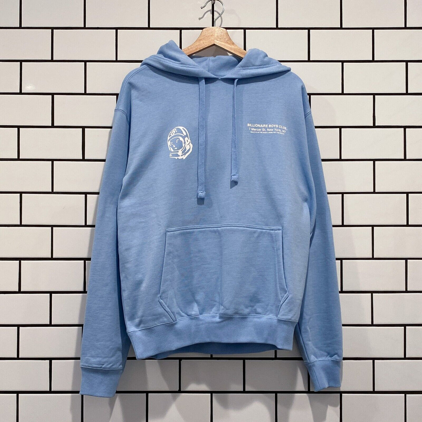 BILLIONAIRE BOYS CLUB BBC AIR SPACE HOODIE PLACID BLUE shoparchive.us