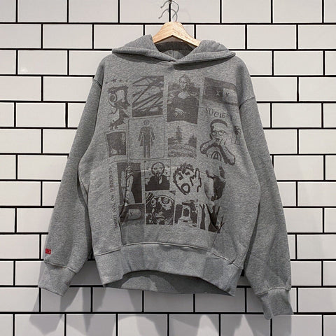 PLEASURES CHOICES HOODIE HEATHER GREY